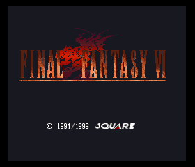 Final Fantasy VI Title Screen